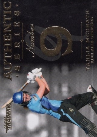 CRICKET - Traders 2022-23 - Authentics Foil #AN02 - Tahlia McGrath SN251 - Adelaide Strikers