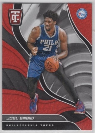 2017-18 Totally Certified - #052 Joel Embiid - Philadelphia 76ers