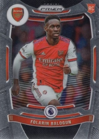 SOCCER - 2021-22 Panini Prizm Premier League - #208 Folarin Balogun ROOKIE - Arsenal FC