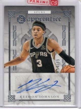 2019-20 Panini Chronicles - Apprentice Signatures #AP-KJO - Keldon Johnson ROOKIE, AUTO, SN99 - San Antonio Spurs