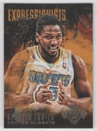 2013-14 Court Kings - Expressionists #21 - Kenneth Faried - Denver Nuggets