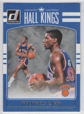 2016-17 Donruss - Hall Kings #06 - Bernard King - New York Knicks