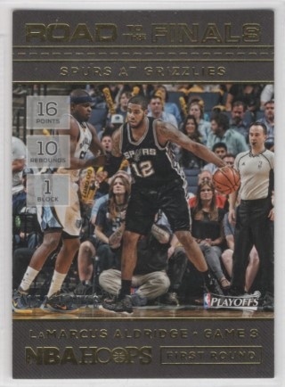 2016-17 Hoops - Road to the Finals #043 - LaMarcus Aldridge SN2016 - San Antonio Spurs