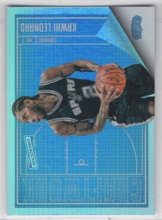 2016-17 Panini Aficionado - Craftwork #57 - Kawhi Leonard - San Antonio Spurs