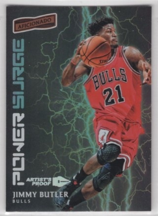 2016-17 Panini Aficionado - Power Surge Artist's Proof #10 - Jimmy Butler - Chicago Bulls