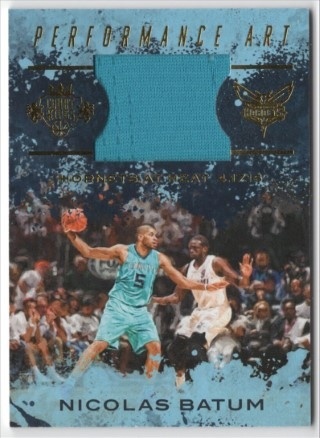 2016-17 Court Kings - Performance Art Jerseys #07 - Nicolas Batum MEM, SN249 - Charlotte Hornets