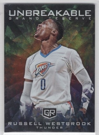 2016-17 Panini Grand Reserve - Unbreakable #UN-02 - Russell Westbrook - OKC Thunder