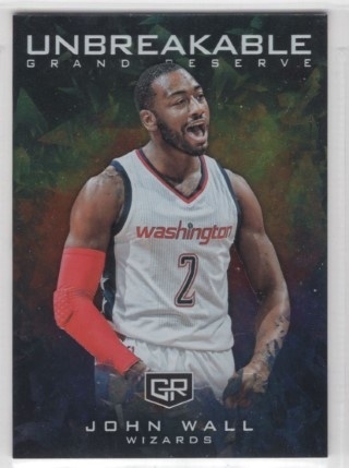 2016-17 Panini Grand Reserve - Unbreakable #UN-09 - John Wall - Washington Wizards