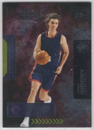 2021 SkyBox Metal Universe Champions - #028 Josh Giddey ROOKIE
