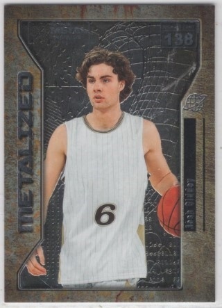 2021 SkyBox Metal Universe Champions - #138 Metalized Josh Giddey ROOKIE
