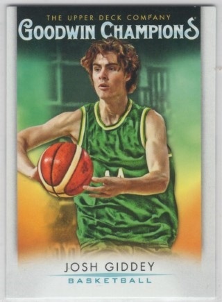2021 Upper Deck Goodwin Champions - #026 Josh Giddey ROOKIE