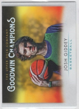 2021 Upper Deck Goodwin Champions - #086 Josh Giddey ROOKIE