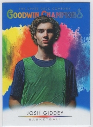 2021 Upper Deck Goodwin Champions - Royal Blue #149 - Josh Giddey ROOKIE