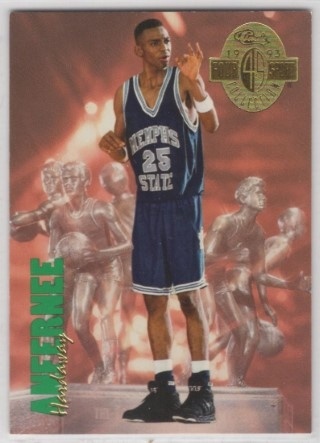 1993 Classic Four Sport - #313 Anfernee Hardaway JWA - Memphis State Tigers
