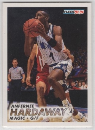 1993-94 Fleer - #343 Anfernee Hardaway ROOKIE - Orlando Magic