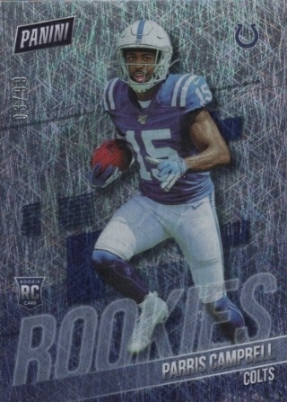 NFL - 2019 Panini The National - Rookies Magnetic Fur #RC16 - Parris Campbell ROOKIE, SN99 - Indianapolis Colts