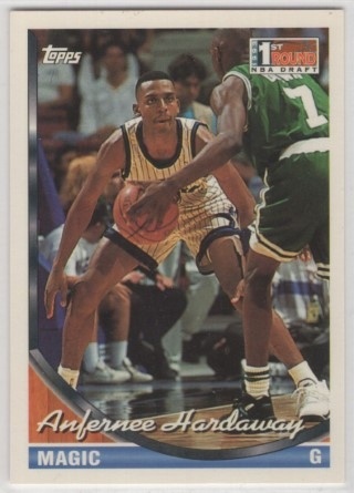 1993-94 Topps - #334 Anfernee Hardaway ROOKIE - Orlando Magic
