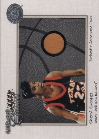 2001 Fleer Greats of the Game - Feel the Game Hardwood Classics #NNO - Sheryl Swoopes MEM - Texas Tech Red Raiders