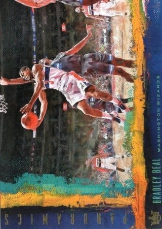 2017-18 Court Kings - Panoramics (5 x 7) Box Topper #25 - Bradley Beal - Washington Wizards