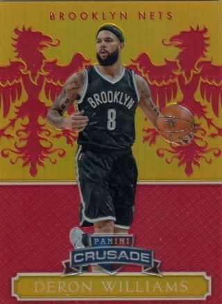 2014-15 Panini Excalibur - Crusade Red #067 - Deron Williams SN99 - Brooklyn Nets