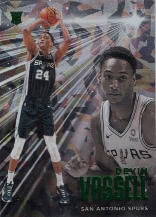 2020-21 Panini Chronicles - Green Ice #221 - Devin Vassell ROOKIE - San Antonio Spurs