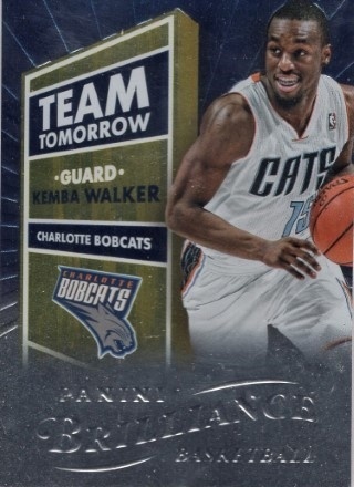 2012-13 Panini Brilliance - Team Tomorrow - #01 Kemba Walker ROOKIE - Charlotte Bobcats
