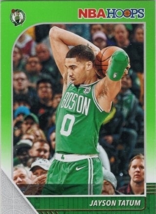 2019-20 Hoops - Neon Green #006 - Jayson Tatum - Boston Celtics