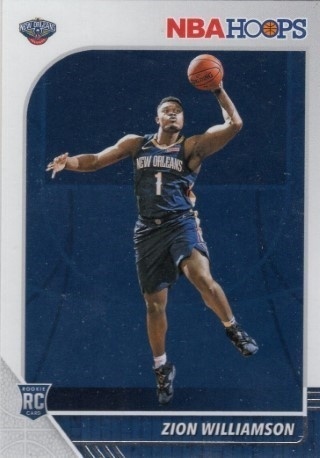 2019-20 Hoops - #258 Zion Williamson ROOKIE - New Orleans Pelicans
