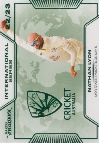 CRICKET - Traders 2023-24 - International Series #IS04 - Nathan Lyon - Australia