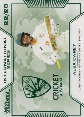 CRICKET - Traders 2023-24 - International Series #IS09 - Alex Carey - Australia