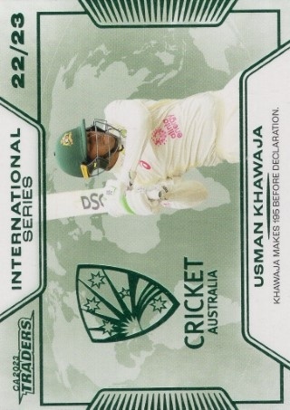 CRICKET - Traders 2023-24 - International Series #IS10 - Usman Khawaja - Australia