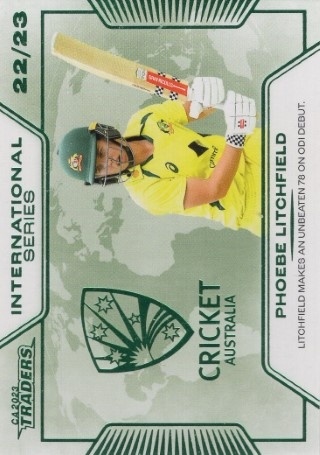 CRICKET - Traders 2023-24 - International Series #IS24 - Phoebe Litchfield - Australia
