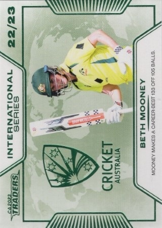 CRICKET - Traders 2023-24 - International Series #IS25 - Beth Mooney - Australia