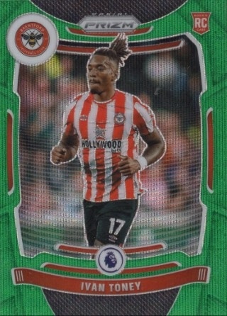 SOCCER - 2021-22 Panini Prizm Premier League - Prizms Green Wave (select from list)