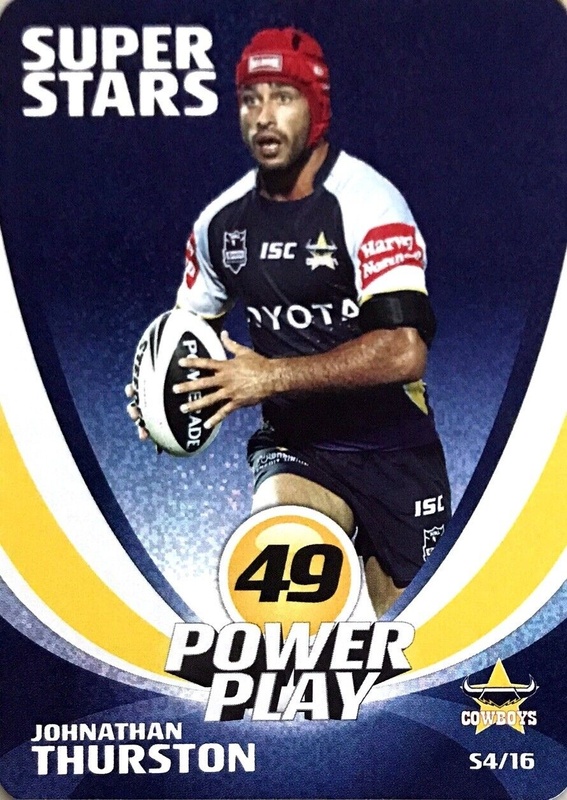 NRL - 2013 Power Play - Superstars #S04 - Johnathan Thurston - North Queensland Cowboys