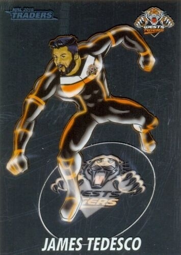 NRL - 2016 Traders - Cyber Heroes #CH18 - James Tedesco - Wests Tigers