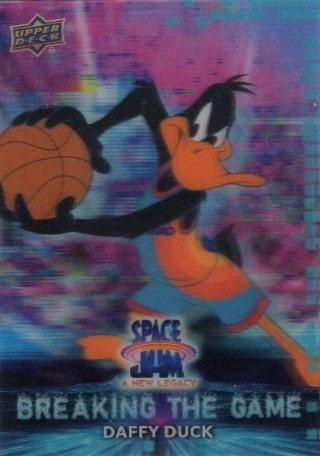 SPORT MOVIE - 2021 Upper Deck Space Jam: A New Legacy - Breaking the Game #3D-02 - Daffy Duck