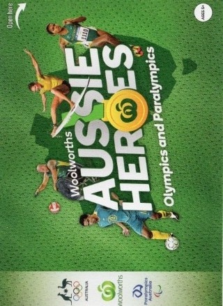 2021 Woolworths Aussie Heroes Stickers - #043 Sam Kerr / #044 Tim ...