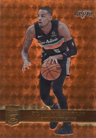 2021-22 Donruss Elite - Orange #114 - Dejounte Murray - San Antonio Spurs