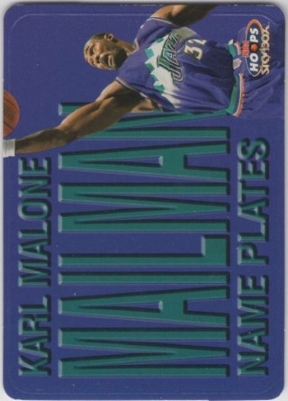 1999-00 Hoops - Name Plates #03 NP - Karl Malone - Utah Jazz