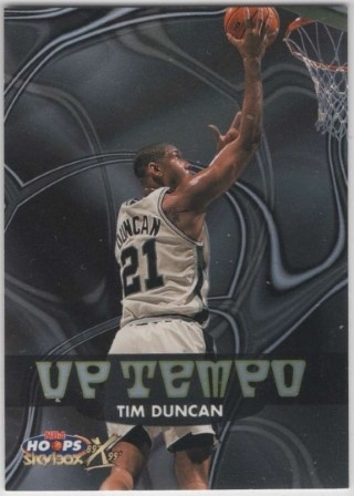 1999-00 Hoops Decade - Up Tempo #04 UT - Tim Duncan - San Antonio Spurs