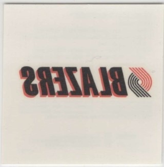 1999-00 Skybox Impact - Temporary Tattoo #NNO - Portland Trail Blazers