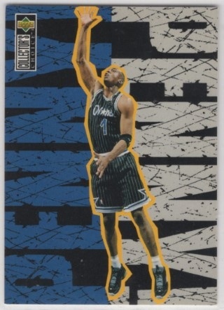 1996-97 Collector's Choice - #115 Anfernee Hardaway PEN - Orlando Magic