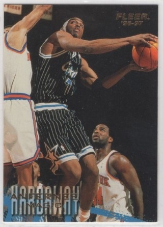 1996-97 Fleer - #078 Anfernee Hardaway - Orlando Magic