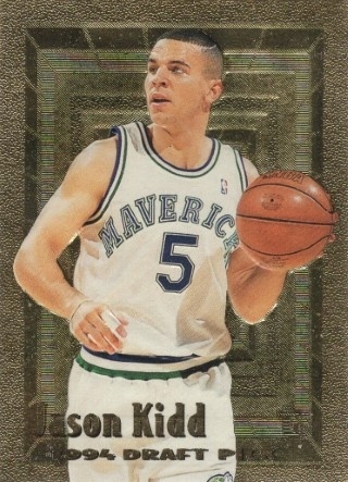 1994-95 Topps Embossed - Golden Idols #102 - Jason Kidd ROOKIE - Dallas Mavericks