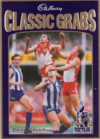 AFL - 1998 Cadbury Classic Grabs - #22 Paul Kelly - Sydney Swans