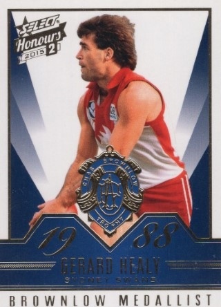 AFL - 2015 Select Honours S2 - Brownlow Gallery #BG86 - Gerard Healy - Sydney Swans