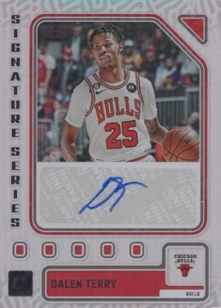 2023-24 Donruss - Signature Series #SSTCB - Dalen Terry AUTO - Chicago Bulls