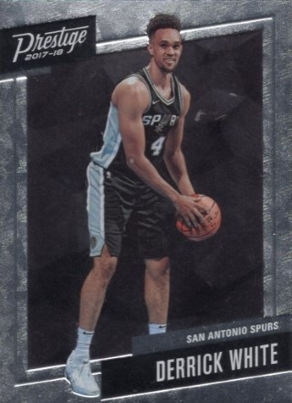 2017-18 Prestige - Micro Etch Rookies #28 - Derrick White - ROOKIE - San Antonio Spurs