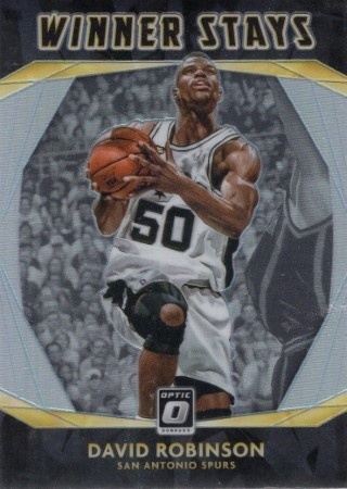 2020-21 Donruss Optic - Winner Stays Holo #10 - David Robinson - San Antonio Spurs